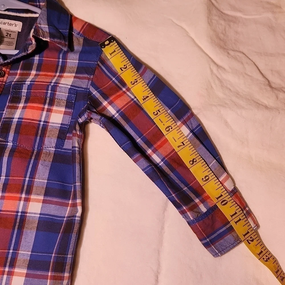 CARTERS Toddler Boys Plaid Shirt and Pants